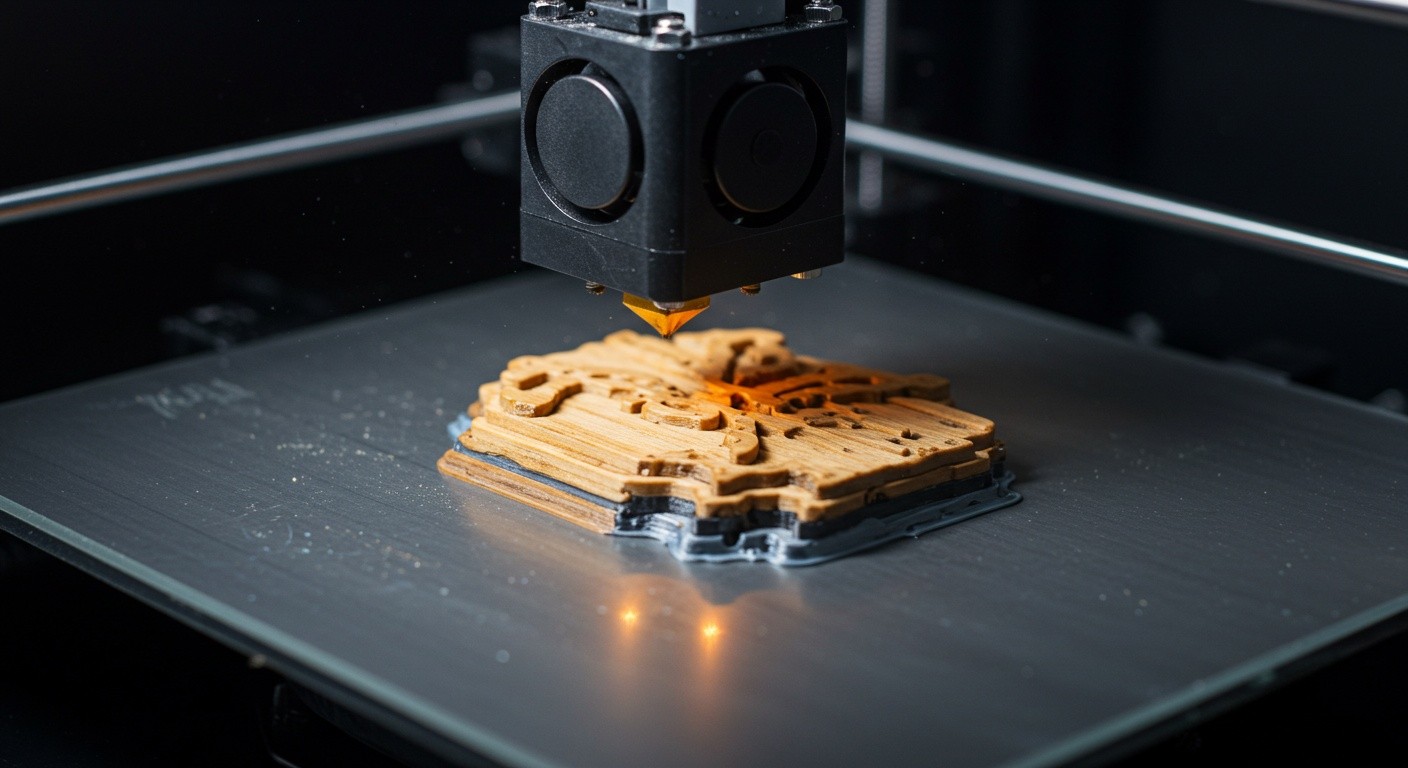 Сувенир с вставками из металла и дерева Сувенирс вставками из металла и дерева