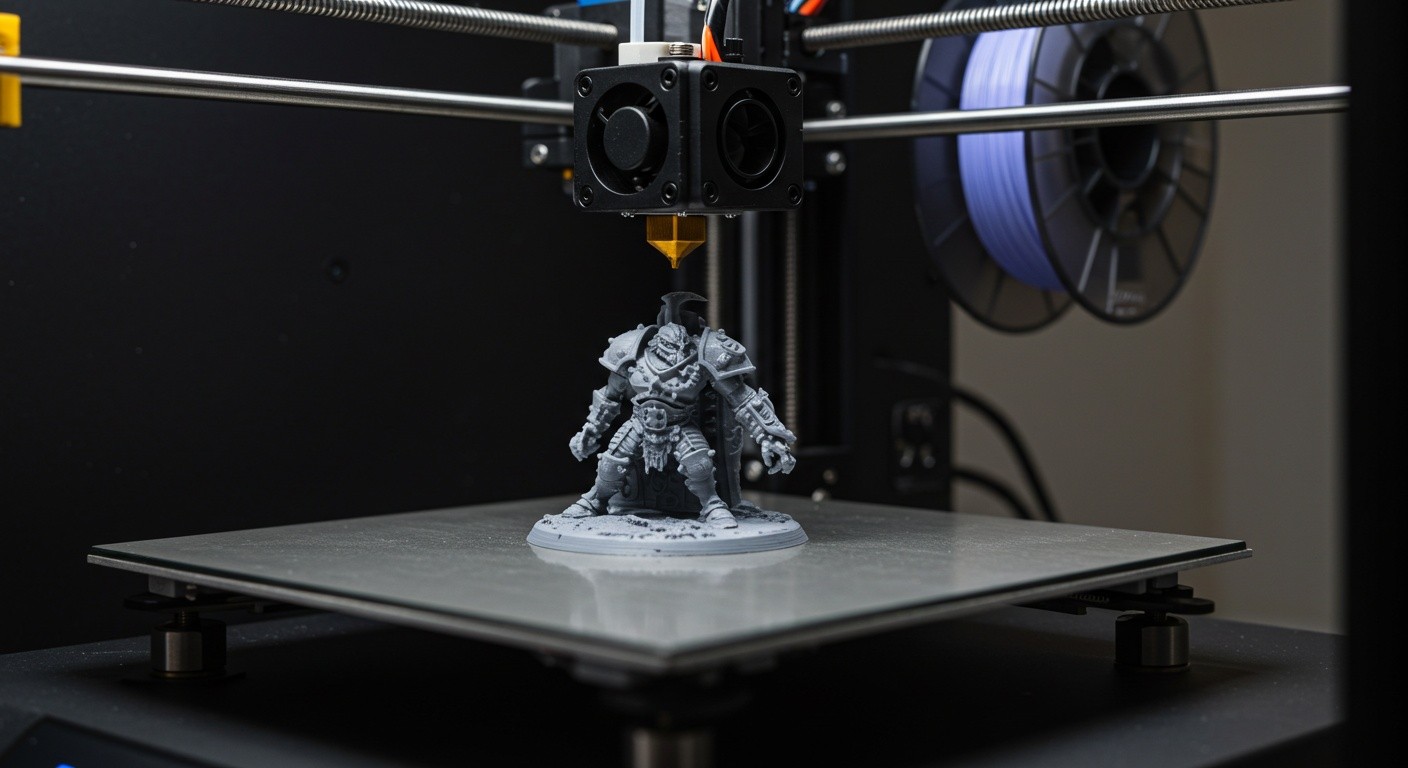 Миниатюры для моделизма, напечатанные на 3D-принтере