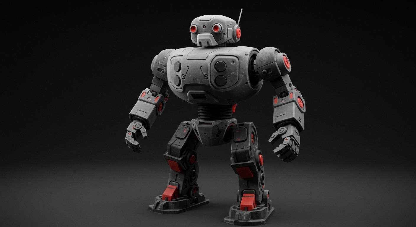 (реалистичная фотография) (Не используй текст и буквы на изображении) : 3d печать, Напечатанные роботы