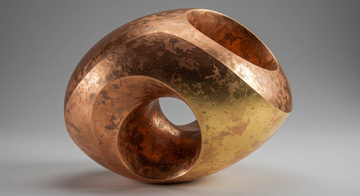 (реалистичная фотография) (Не используй текст и буквы на изображении) : 3d печать, Создание художественных изделий из меди и латуни