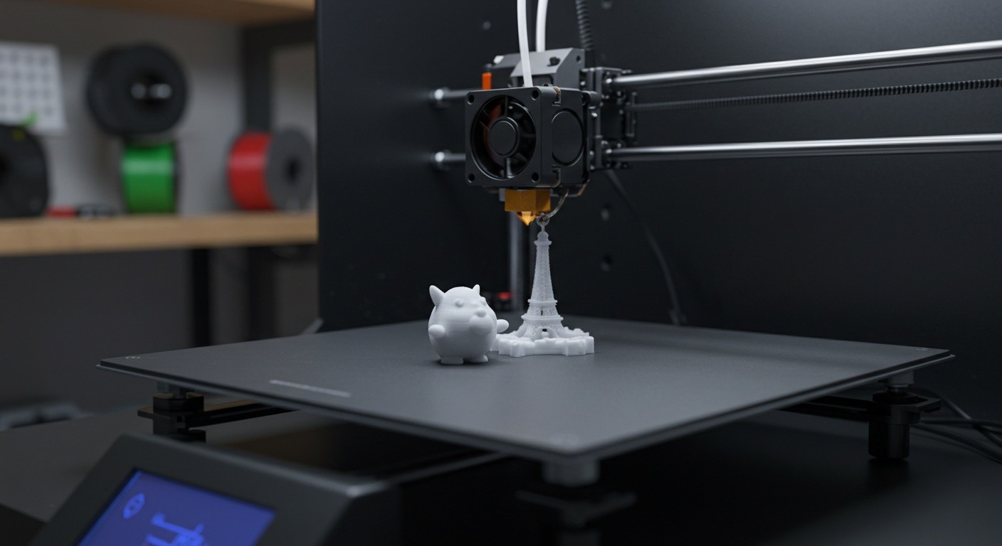 Брелок, напечатанный с помощью 3D-печати