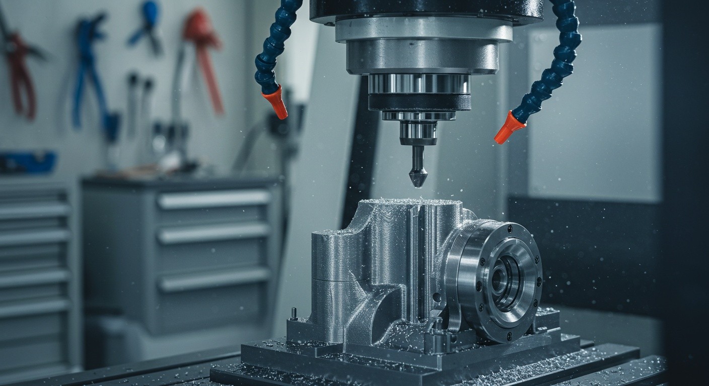 Процесс фрезерования на современном станке