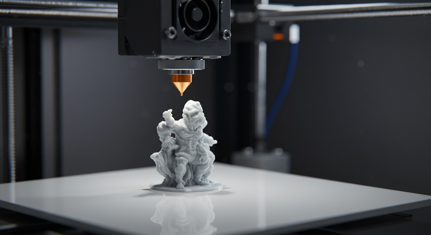 (реалистичная фотография) (Не используй текст и буквы на изображении) : 3d печать, Изготовление фигурок с использованием фотополимеров