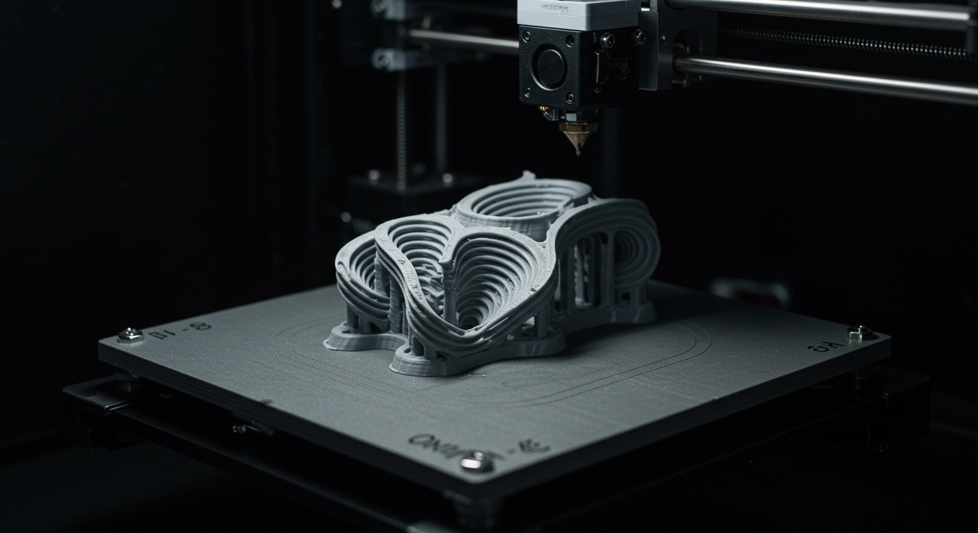 Тонкостенная деталь, напечатанная послойно