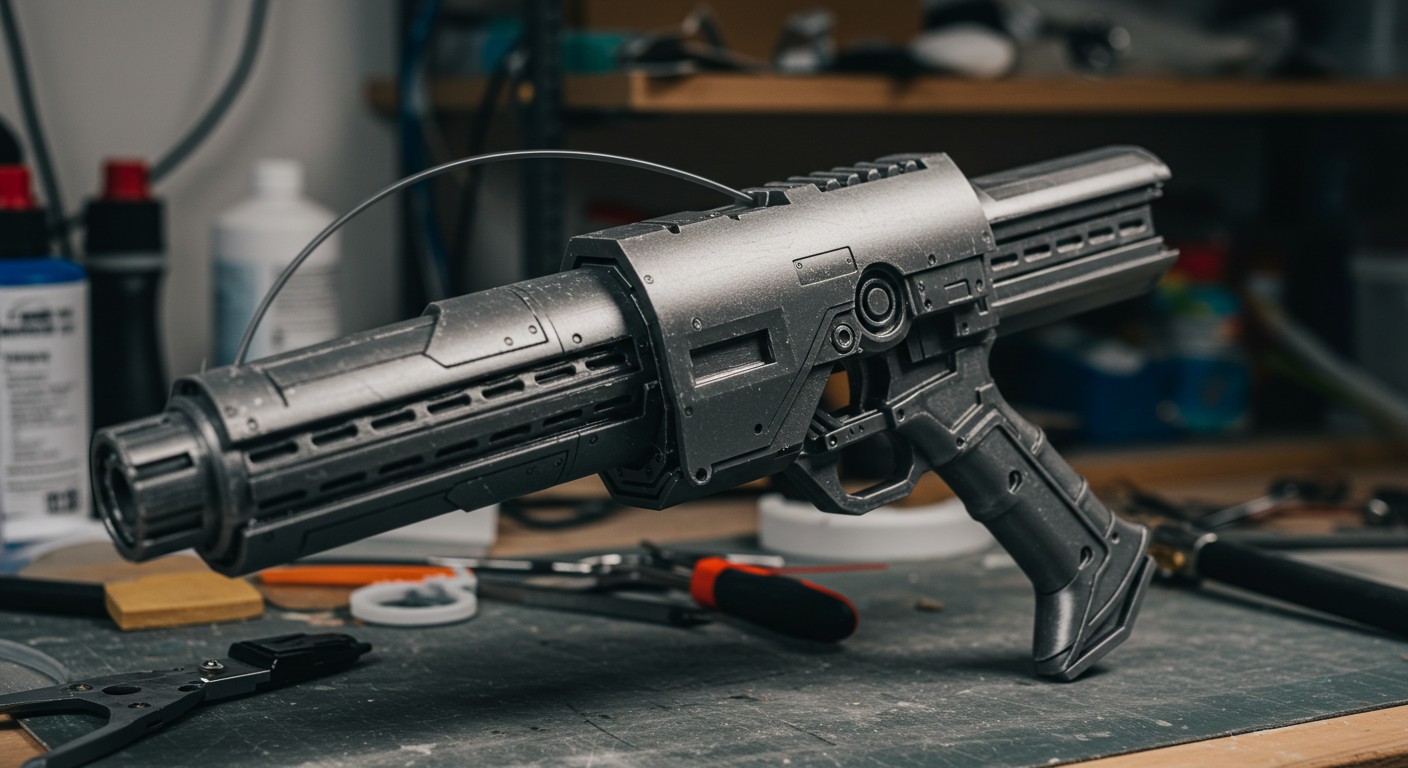 (реалистичная фотография) (Не используй текст и буквы на изображении) : 3d печать, Создание фигурок для косплей-аксессуаров