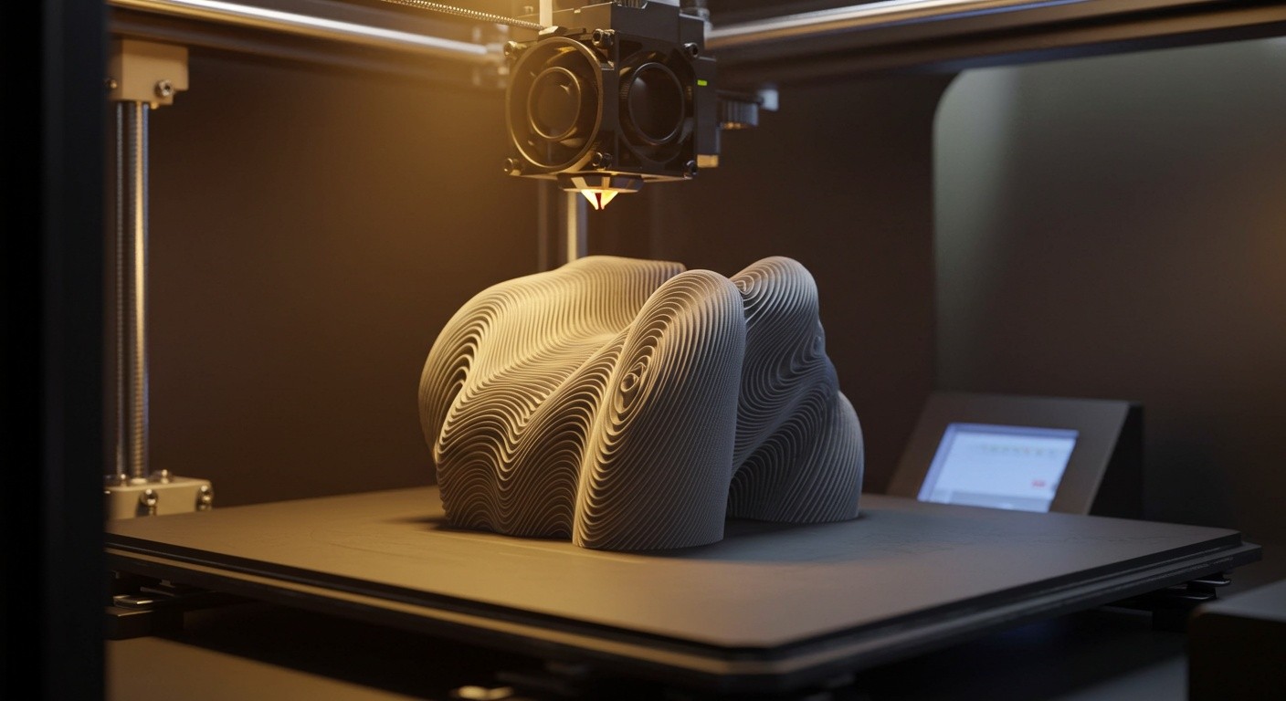 Контроль деформации при послойной печати