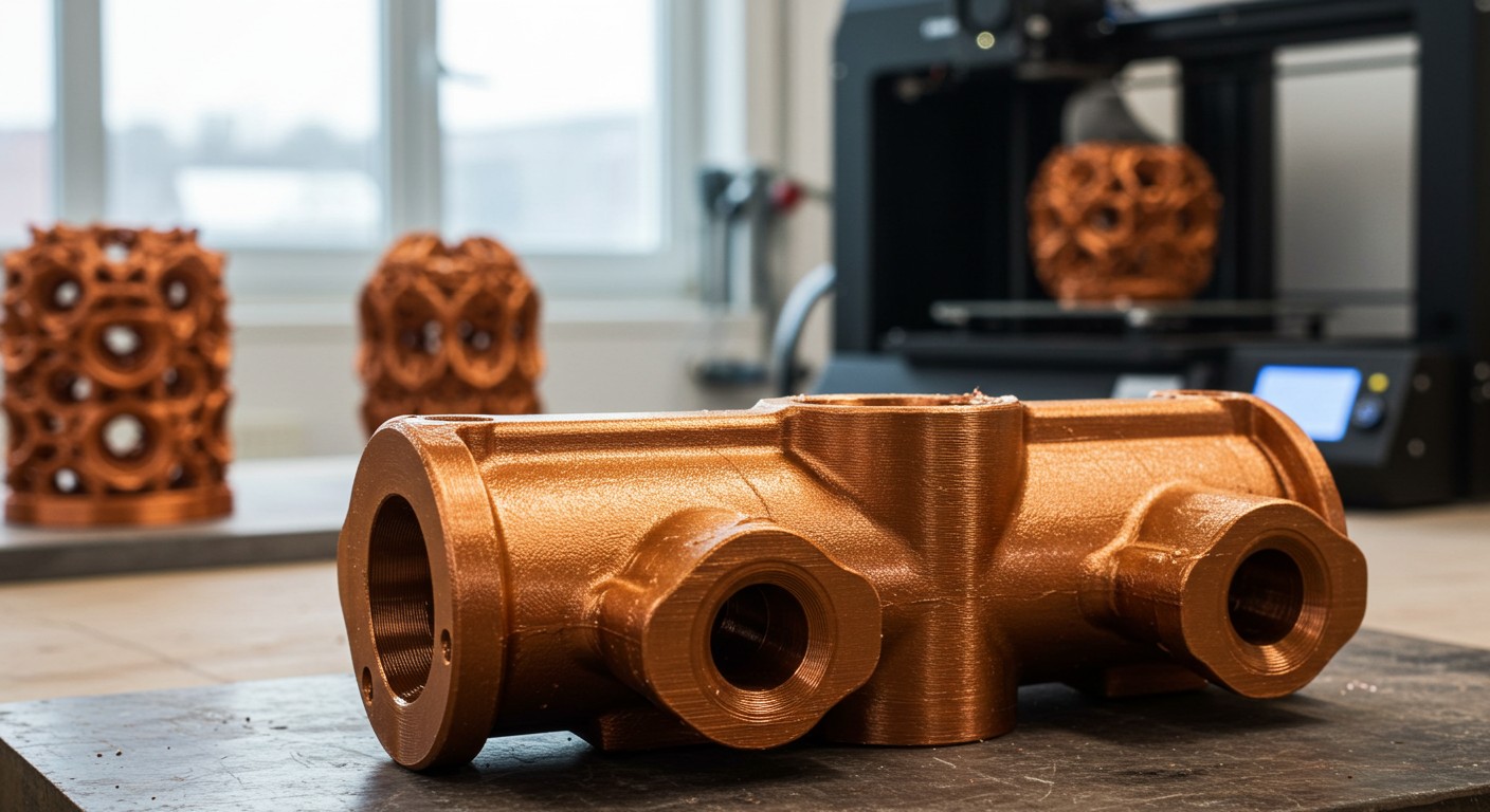 (реалистичная фотография) (Не используй текст и буквы на изображении) : 3d печать, Особенности изготовления изделий из бронзы и меди