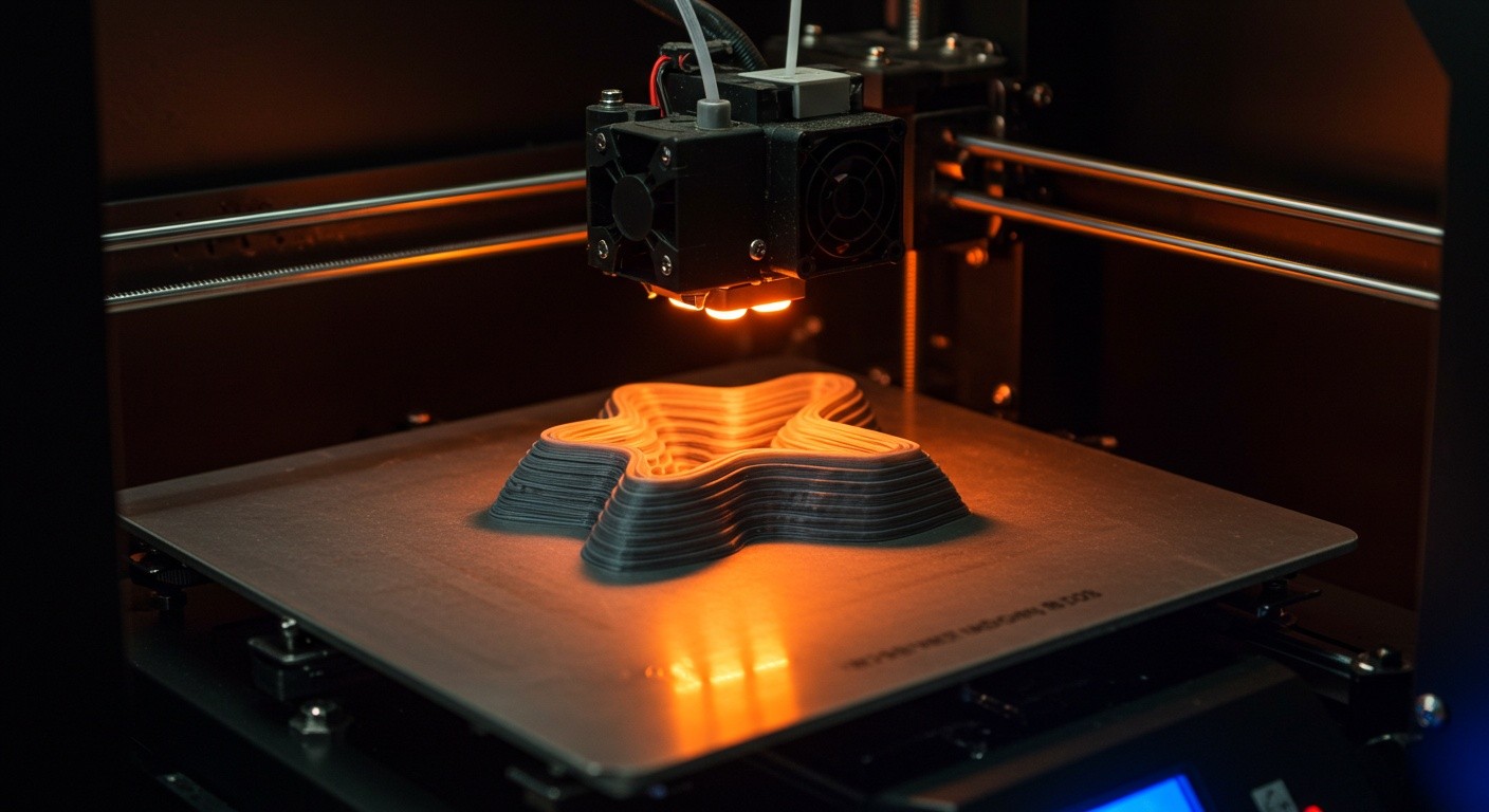 Инфракрасный нагрев в послойной печати