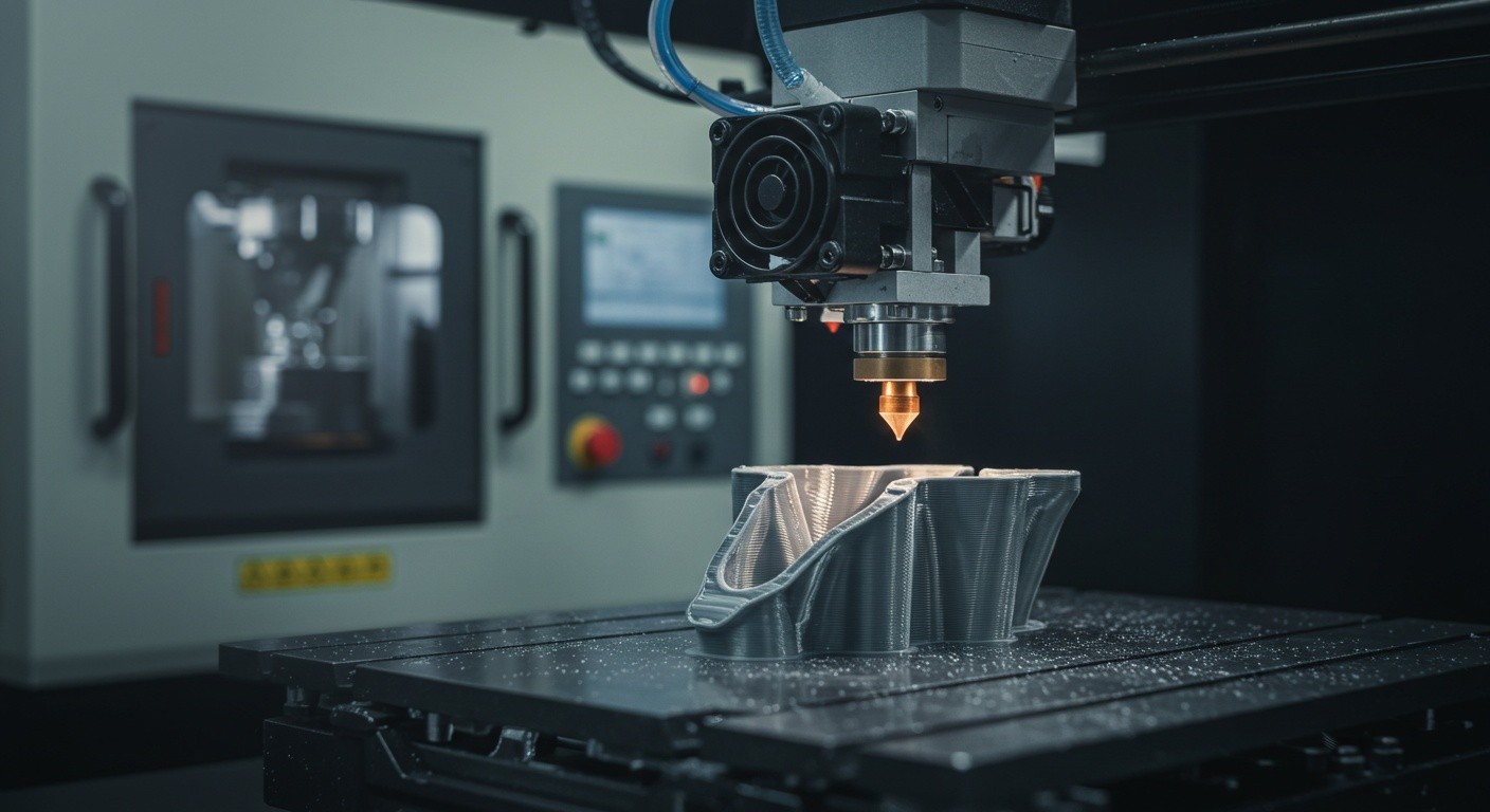 (реалистичная фотография) (Не используй текст и буквы на изображении) : 3d печать, Производство изделий из пластика методом литья под давлением