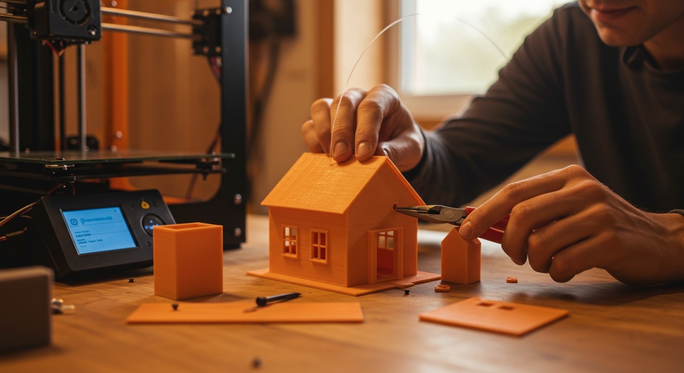 Процесс 3D-печати дома 3D-печать дома своими руками