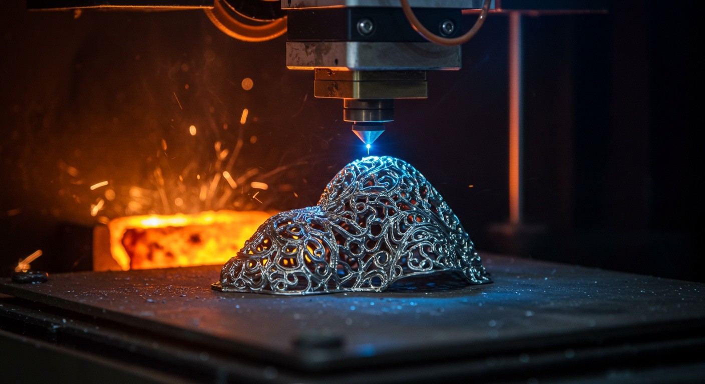 Декоративная металлическая фигурка с лазерной гравировкой