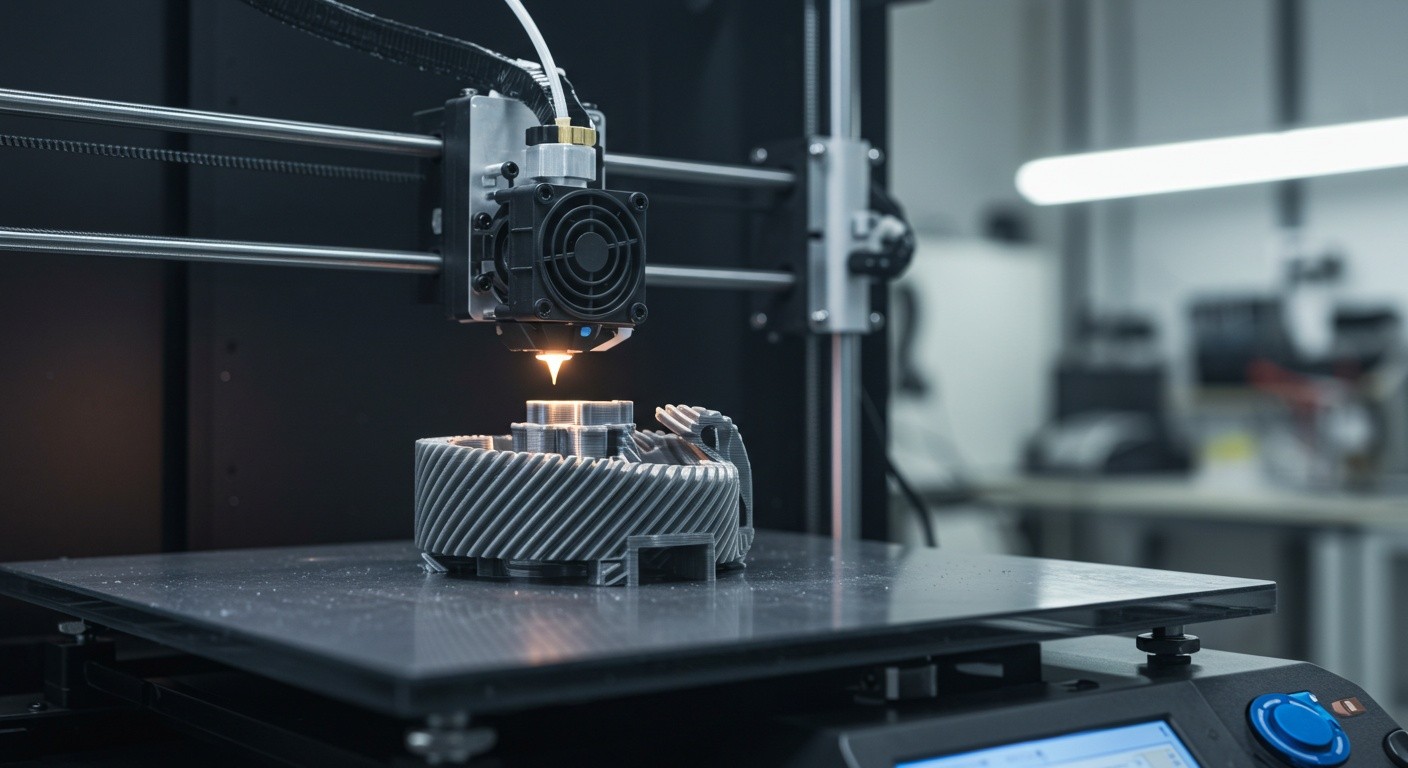 Пример 3D-печати сложной детали для машиностроения 3D-печать в машиностроении