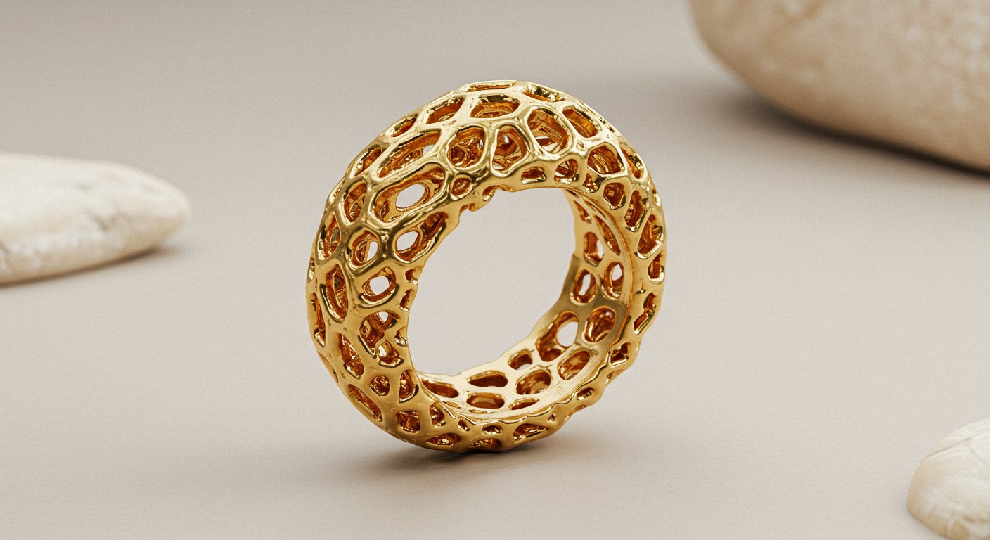 (реалистичная фотография) (Не используй текст и буквы на изображении) : 3d печать, Напечатанные украшения