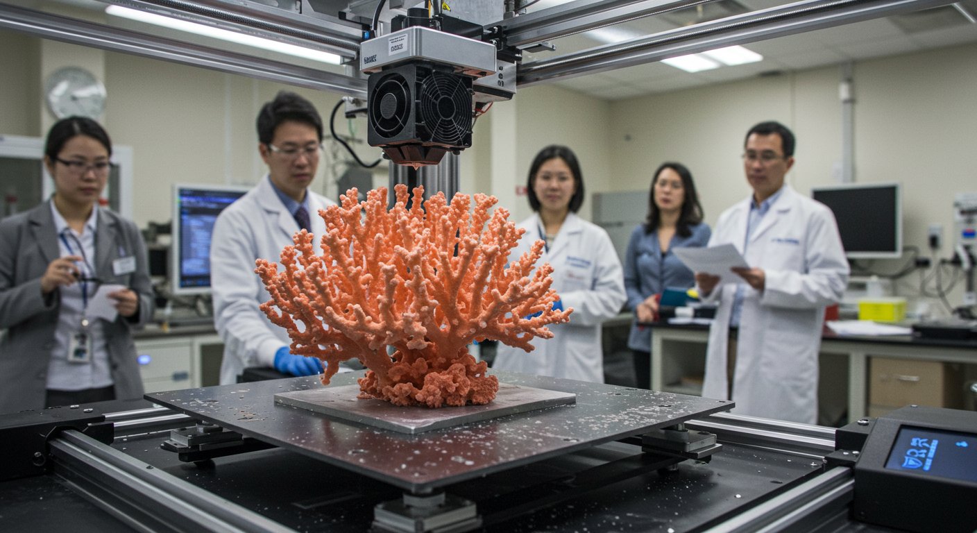 Восстановление коралловых рифов с помощью 3D-печати 3D-печать искусственных коралловых рифов
