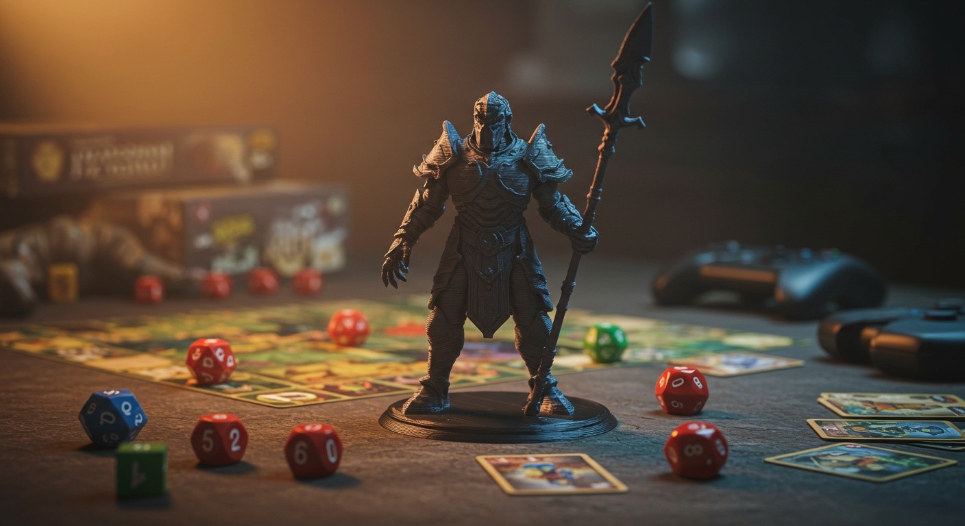 (реалистичная фотография) (Не используй текст и буквы на изображении) : 3d печать, 3D-печать и гейминг