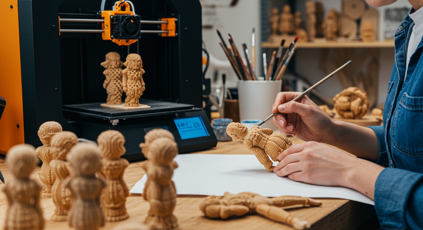 Производство деревянных фигурок с качественной окраской Декоративные фигурки из дерева с окраской