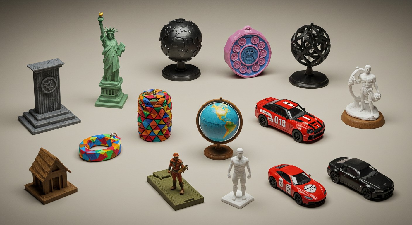 (реалистичная фотография) (Не используй текст и буквы на изображении) : 3d печать, Топ-10 идей для сувениров, напечатанных на 3D-принтере