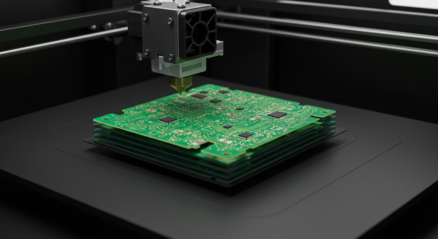 Технология 3D-печати печатных плат Процесс печати печатной платы