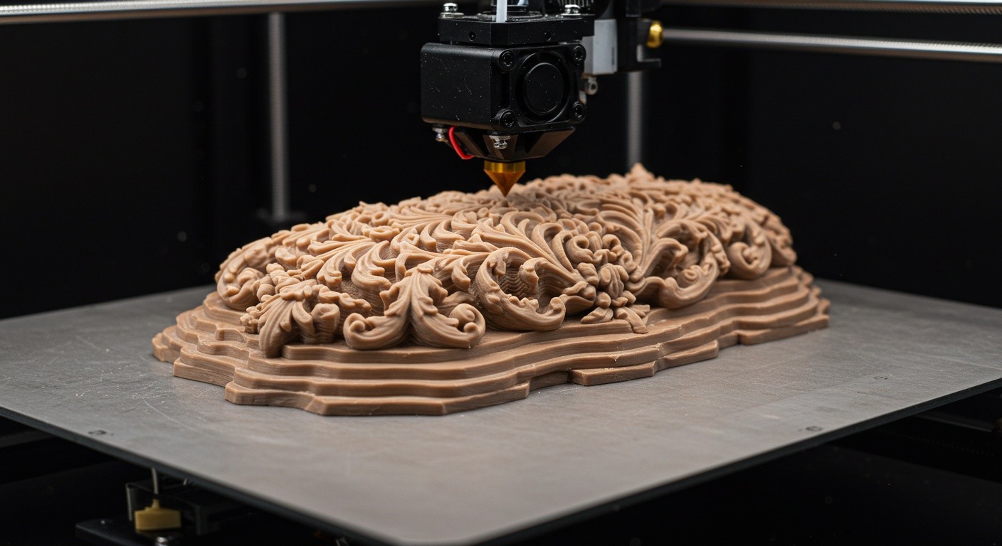 Качественная резьба, напечатанная послойно Пример послойной печати резьбового соединения