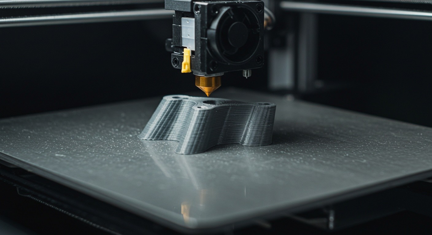 (реалистичная фотография) (Не используй текст и буквы на изображении) : 3d печать, Печать функциональных прототипов послойно