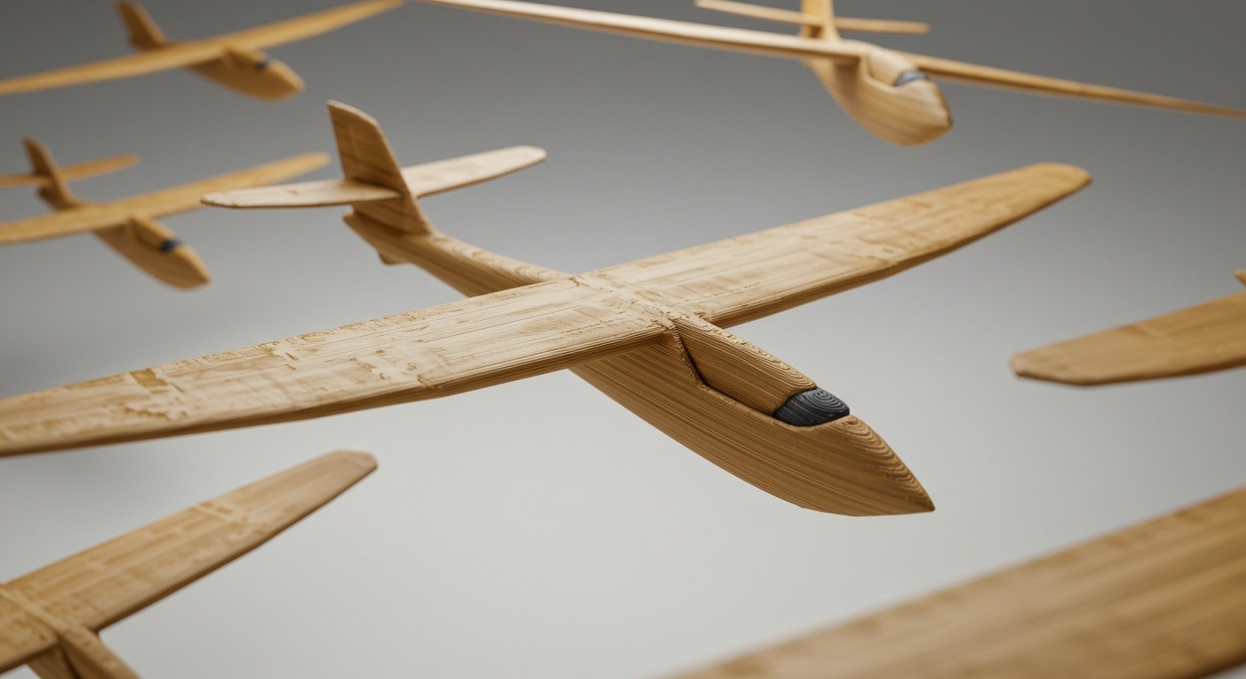 (реалистичная фотография) (Не используй текст и буквы на изображении) : 3d печать, Напечатанные планеры