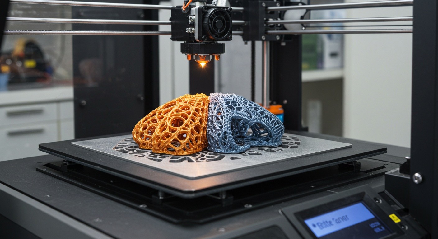 (реалистичная фотография) (Не используй текст и буквы на изображении) : 3d печать, Изготовление декоративных изделий из металлопластика