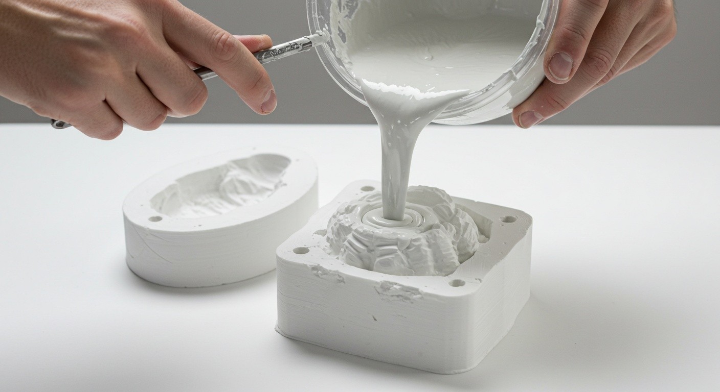 Изготовление гипсовых статуэток с использованием форм