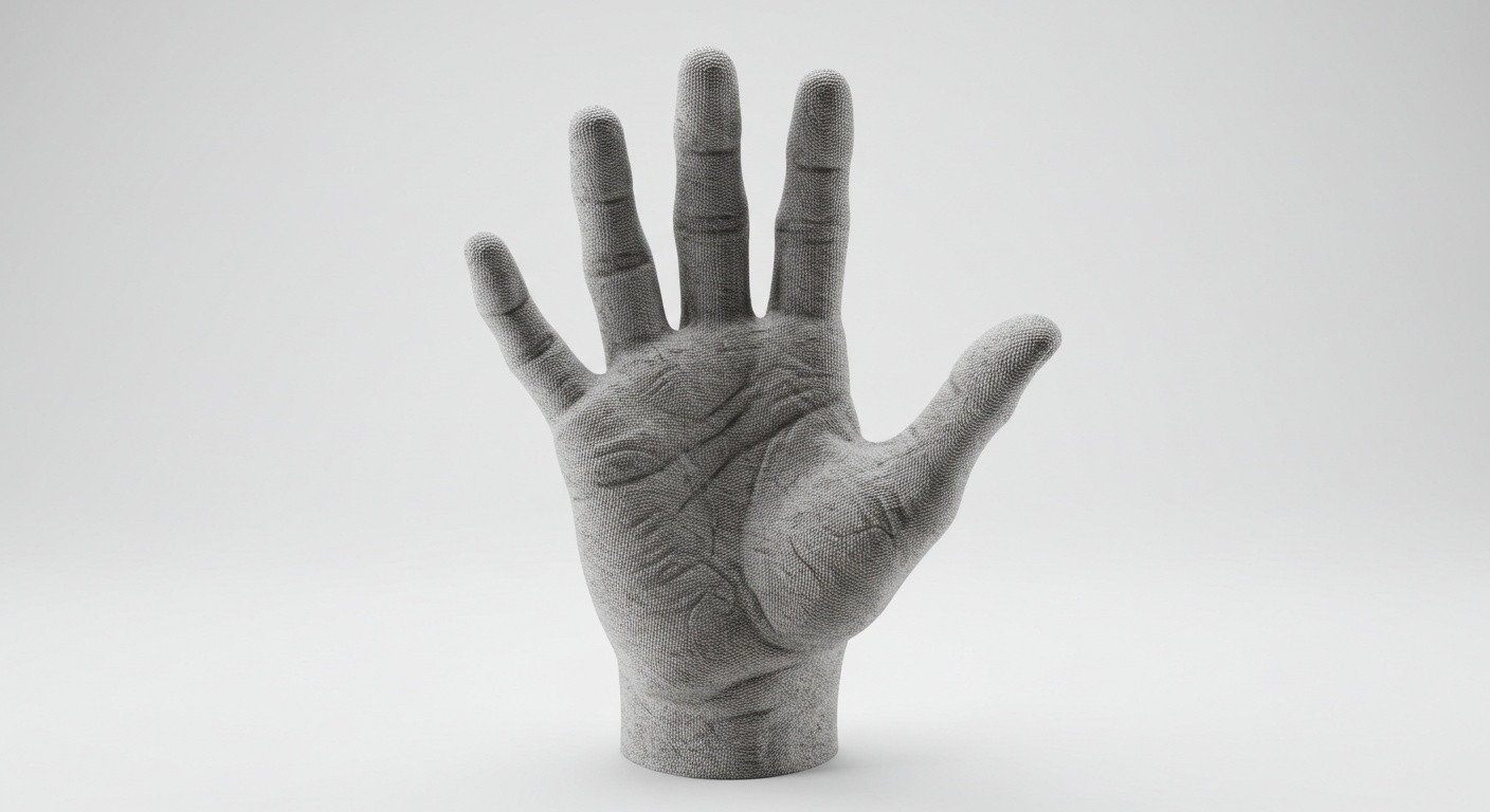 Фигурка с текстурой ткани