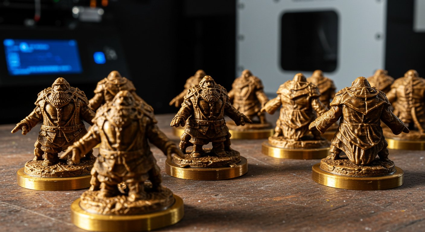 (реалистичная фотография) (Не используй текст и буквы на изображении) : 3d печать, Как создать уникальные статуэтки из бронзы и латуни