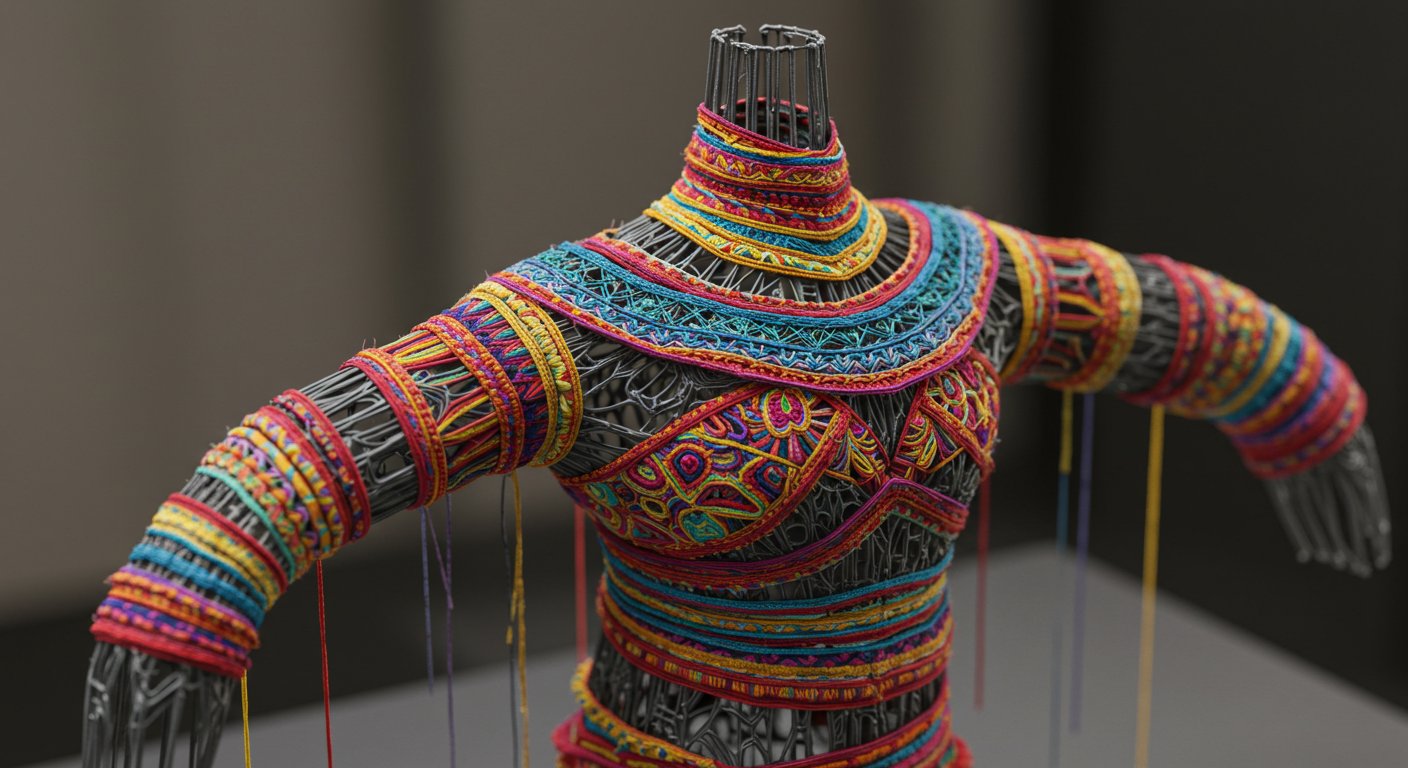 Декоративные фигурки из текстиля и нитей