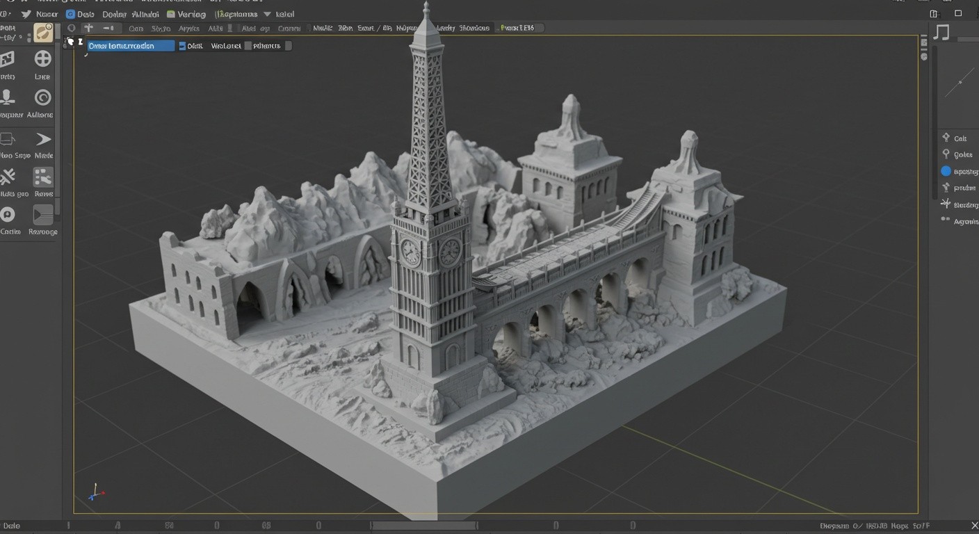 (реалистичная фотография) (Не используй текст и буквы на изображении) : 3d печать, Как сделать 3D-модель для сувенира в Blender