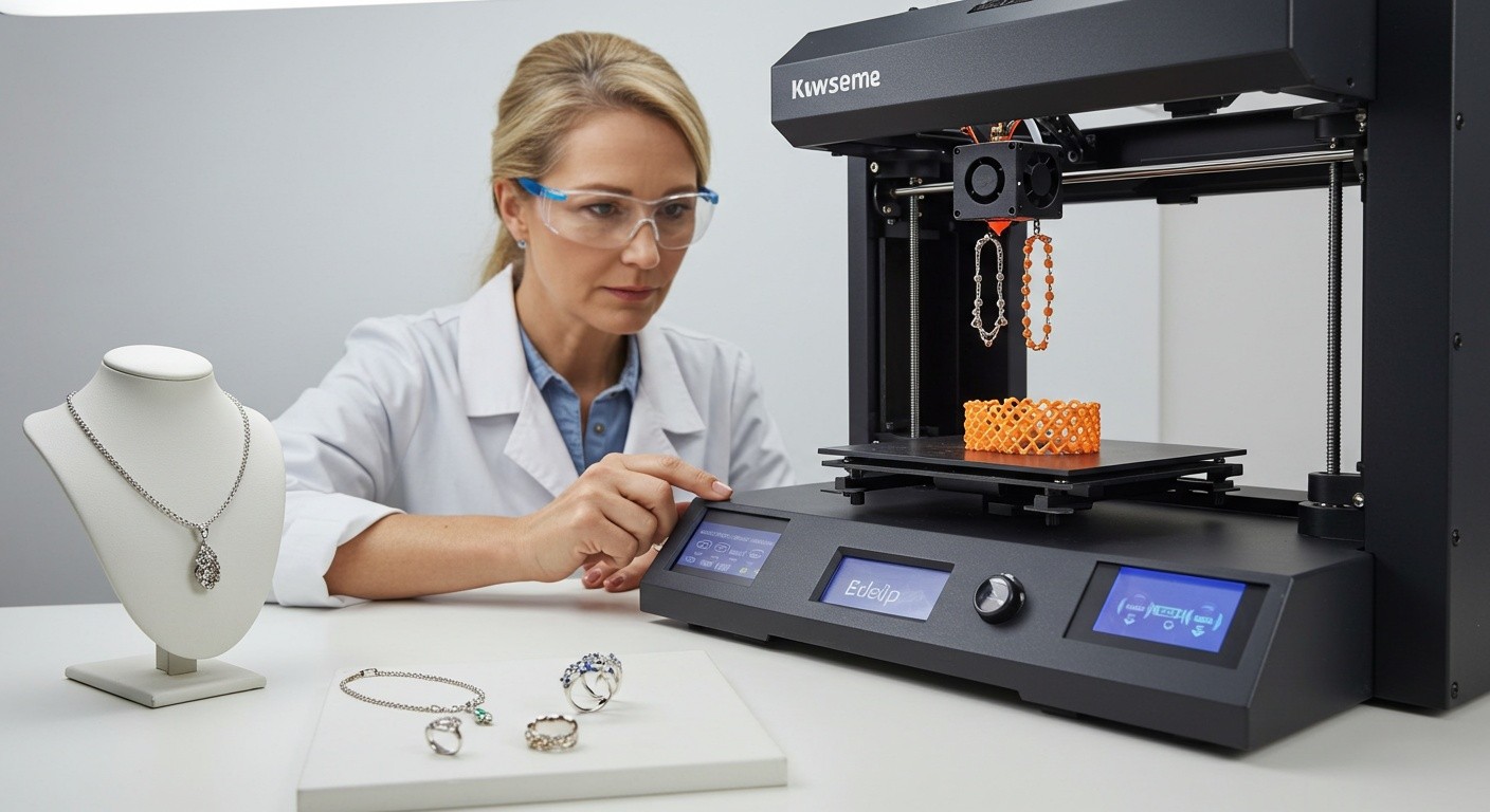 3D-печатное ювелирное украшение с детализированным узором