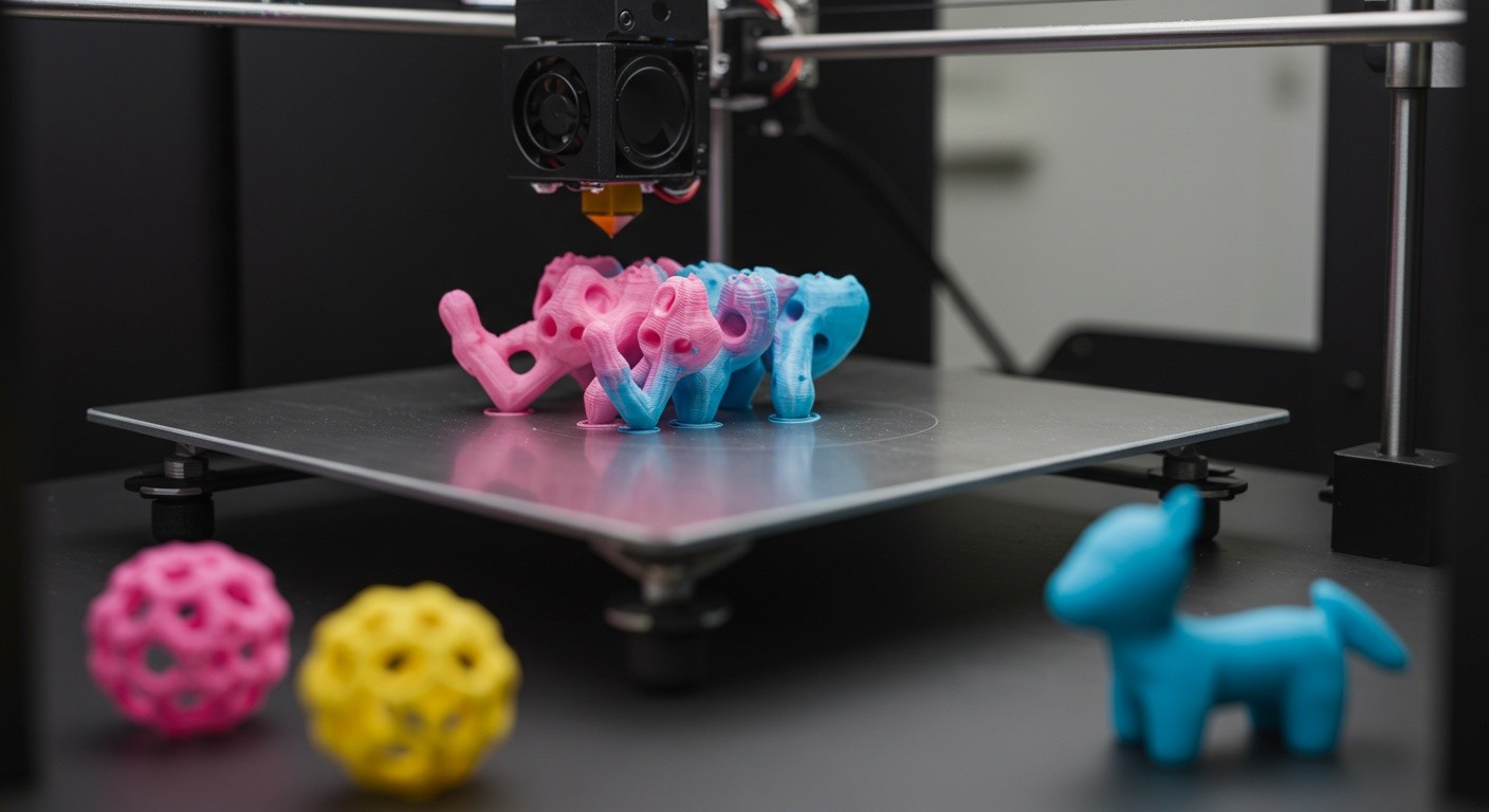 Игрушка-антистресс, напечатанная на 3D-принтере