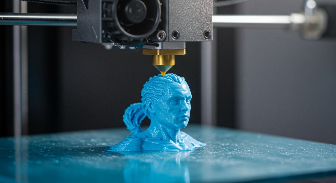 Процесс изготовления статуэтки из полимерных материалов