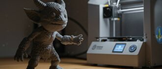 (реалистичная фотография) (Не используй текст и буквы на изображении) : 3d печать, Современные методы производства фигур и статуэток