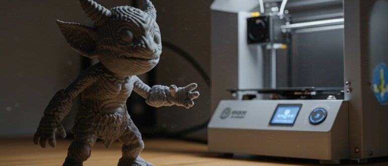 (реалистичная фотография) (Не используй текст и буквы на изображении) : 3d печать, Современные методы производства фигур и статуэток