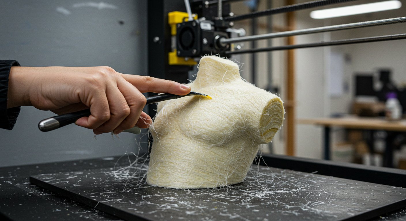 (реалистичная фотография) (Не используй текст и буквы на изображении) : 3d печать, Особенности производства фигурок из стеклопластика