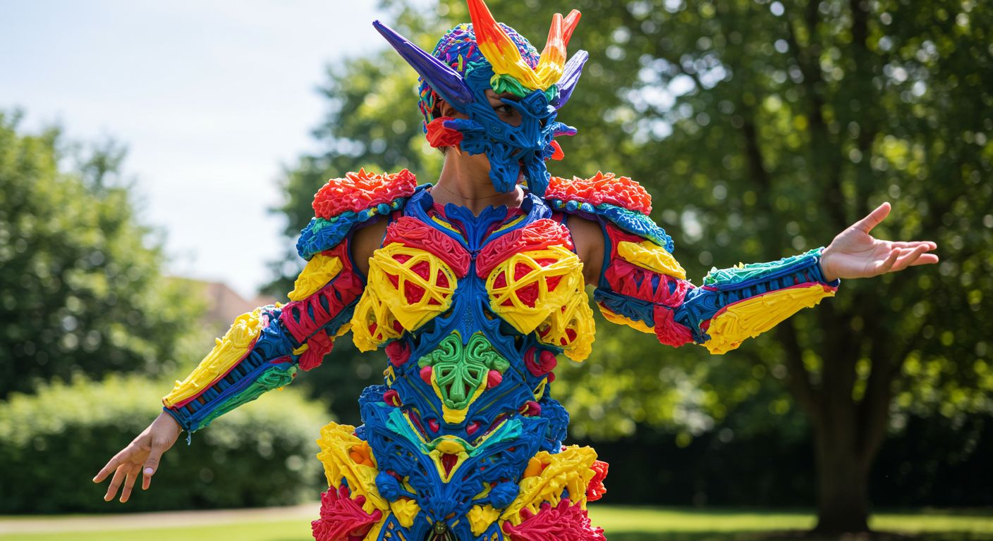 3D-печатанный костюм для сцены