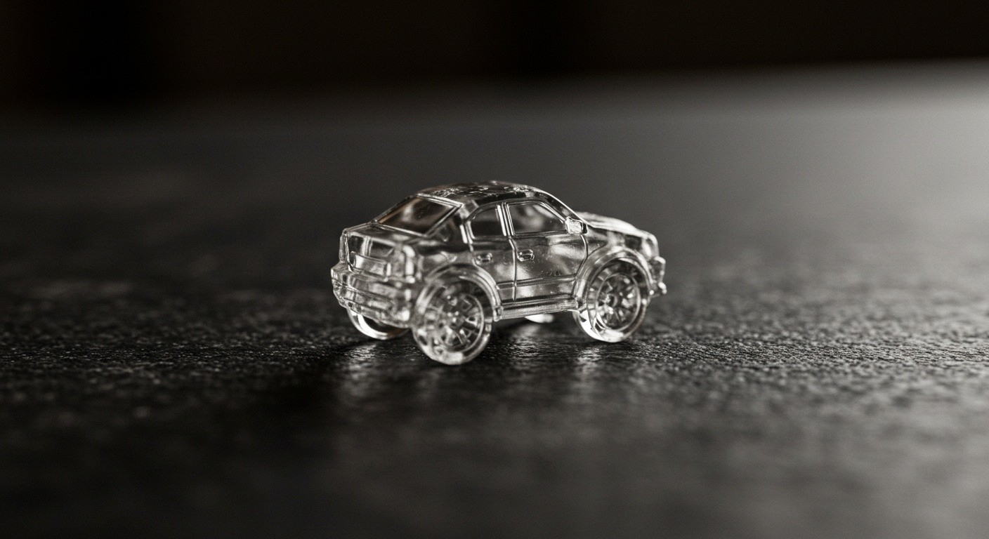 Миниатюры, напечатанные с использованием прозрачной смолы