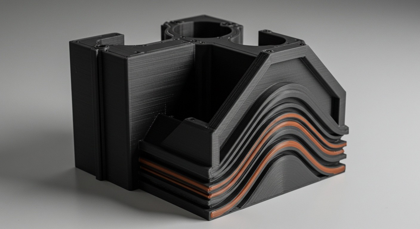 (реалистичная фотография) (Не используй текст и буквы на изображении) : 3d печать, Как печатать без перегрева слоев