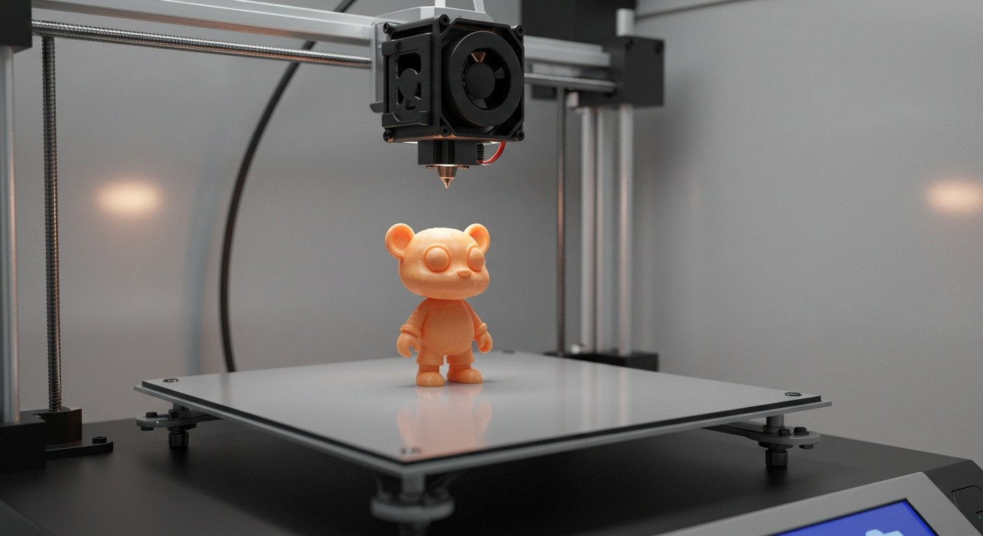 (реалистичная фотография) (Не используй текст и буквы на изображении) : 3d печать, Как напечатать фигурку-персонажа из мультфильма