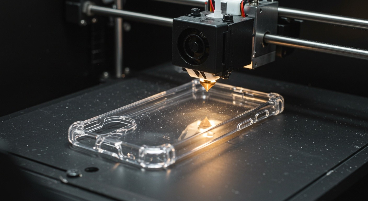 Прозрачный корпус, напечатанный послойно