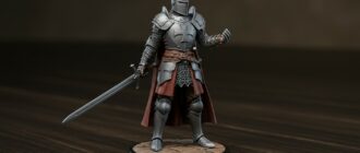 (реалистичная фотография) (Не используй текст и буквы на изображении) : 3d печать, Как напечатать миниатюру с супер-детализацией
