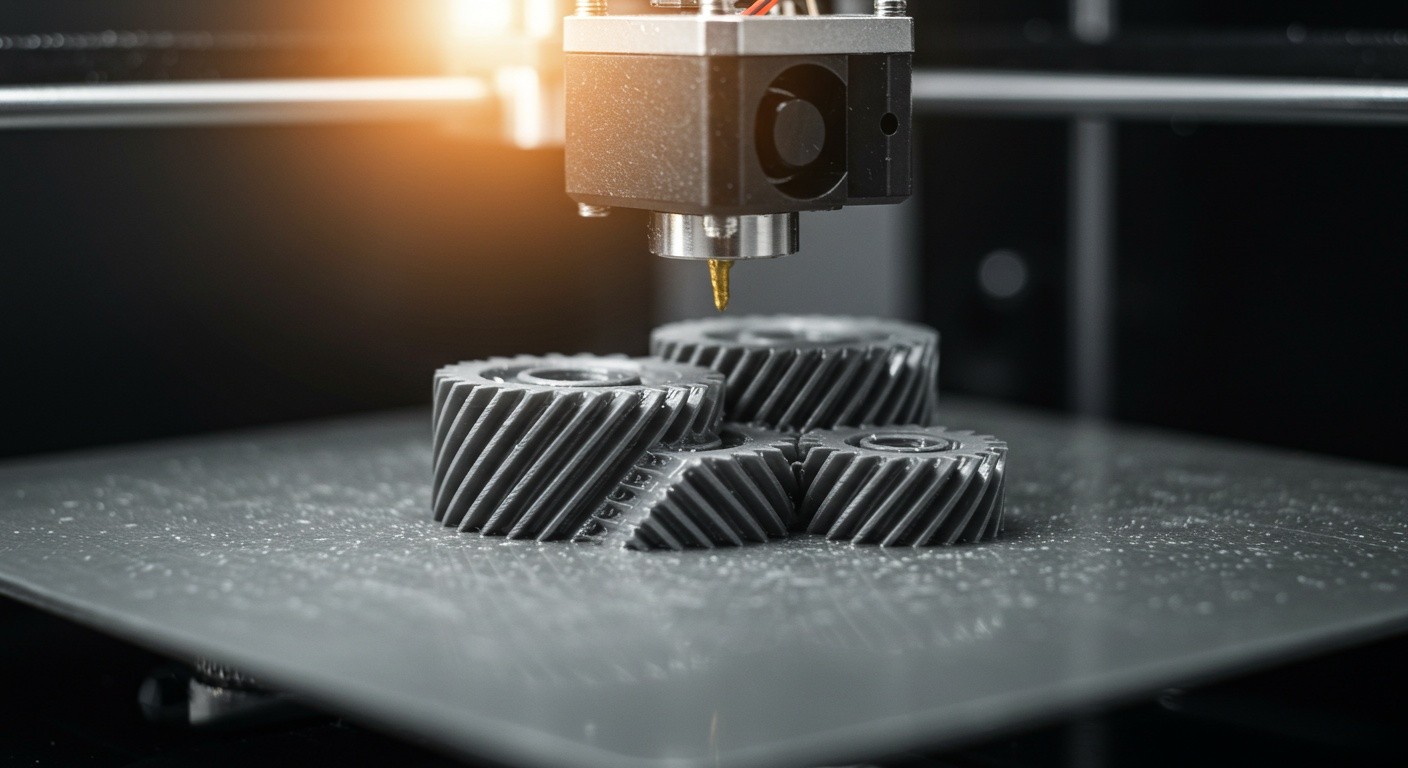 Печать сложных шестерен на 3D-принтере