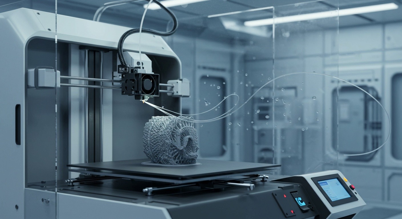 3D-принтер в невесомости на орбите