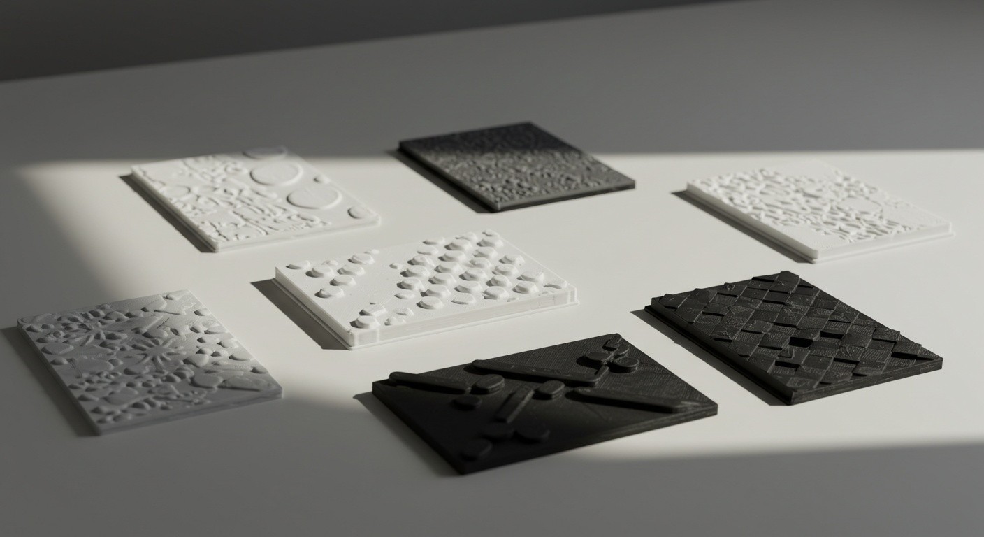 Напечатанная 3D-карта с детализированным рельефом