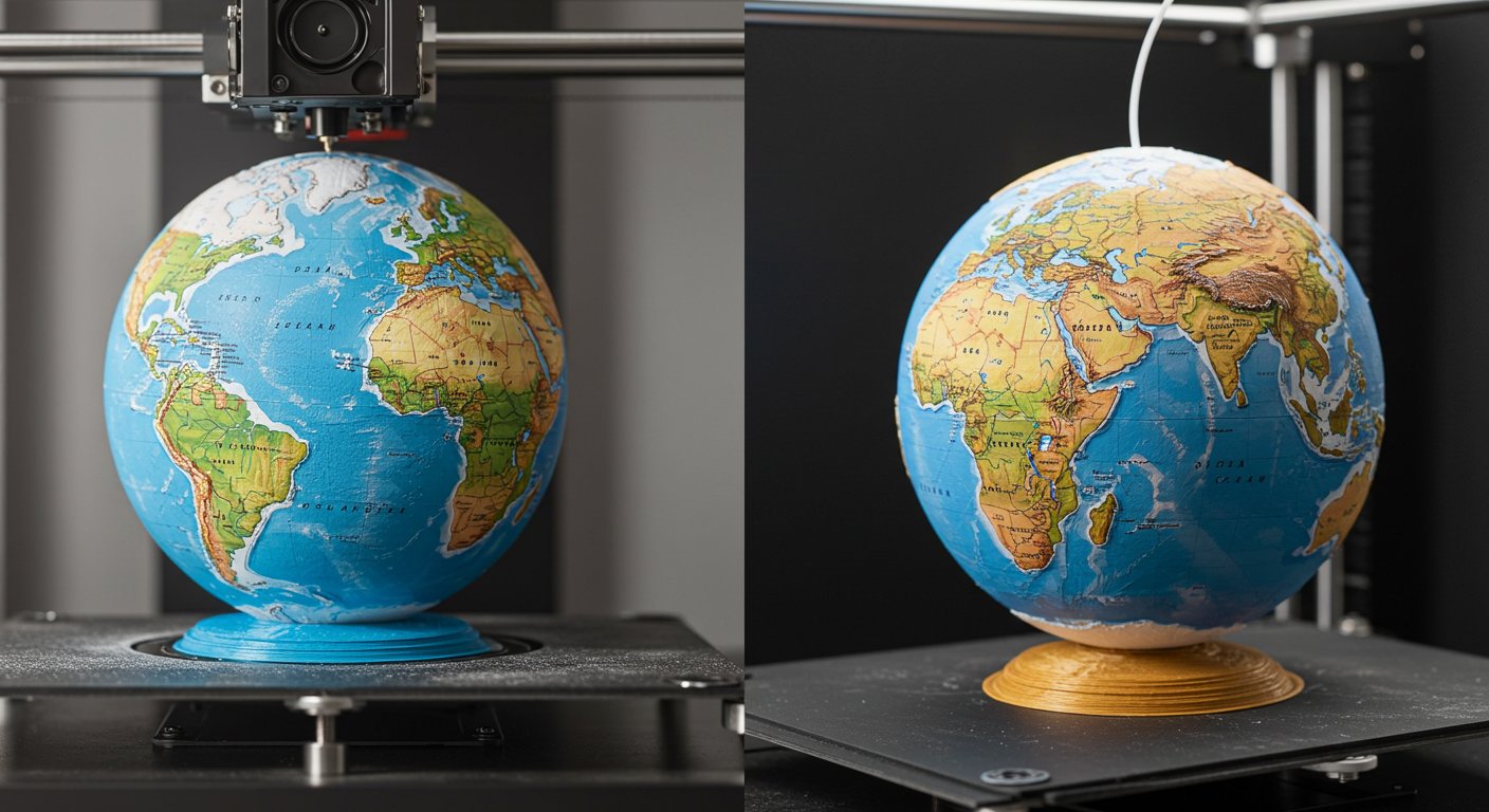3D-печать глобуса