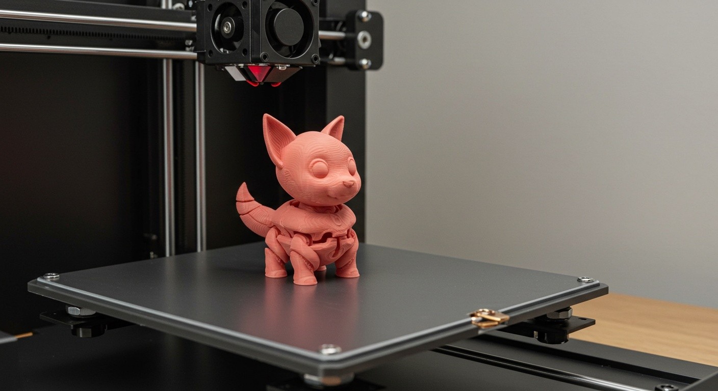 (реалистичная фотография) (Не используй текст и буквы на изображении) : 3d печать, Как напечатать фигурку с разборной конструкцией