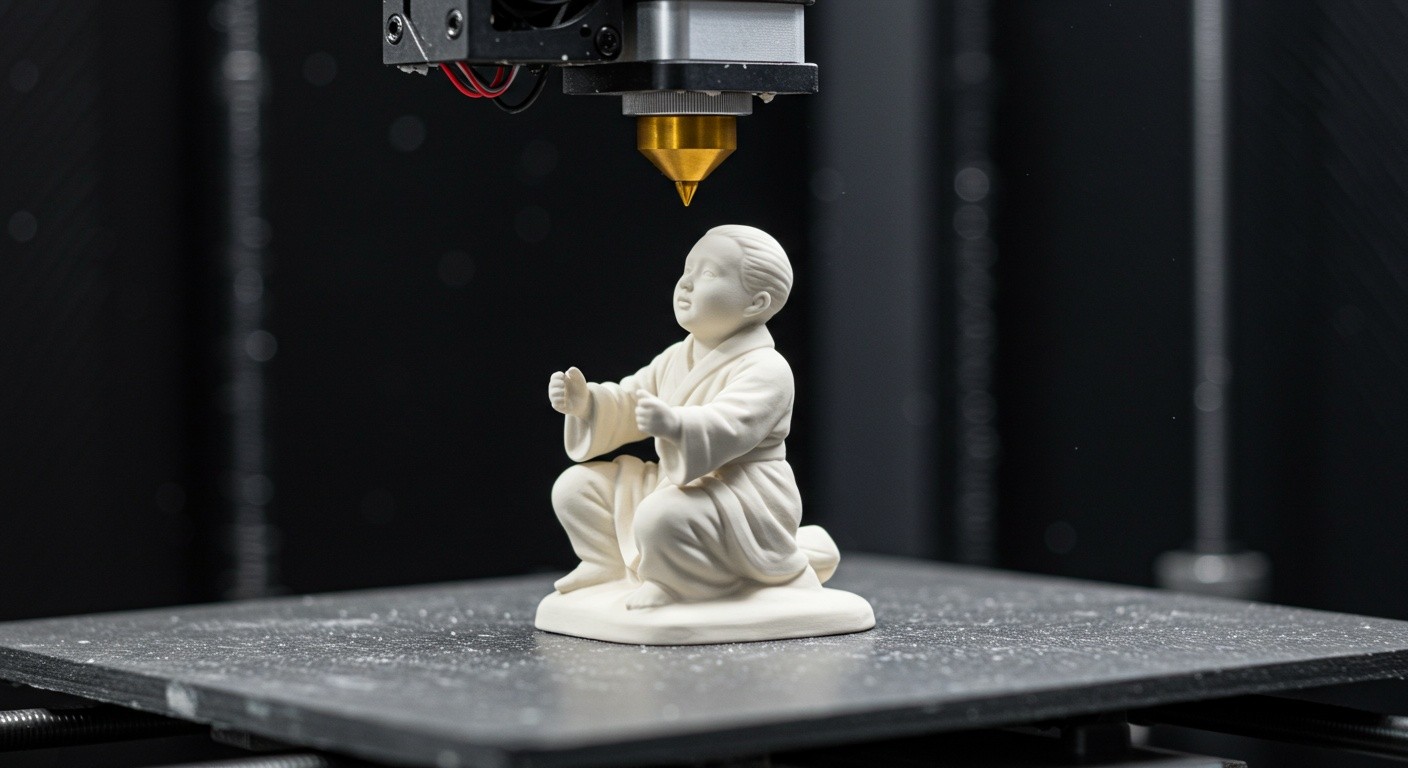 Процесс производства фигурок из керамики и фарфора