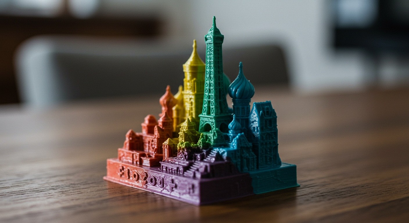 (реалистичная фотография) (Не используй текст и буквы на изображении) : 3d печать, Как напечатать сувенир из фотополимера с глянцем